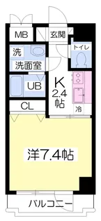 エル・セレーノ西京極【405号室】の間取り