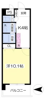 フォルテ姫原【205号室】の間取り