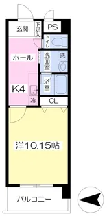 フォルテ姫原【208号室】の間取り