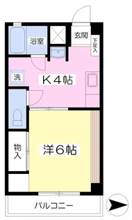 みよハイツPartⅡ【208号室】の間取り
