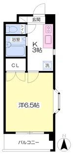 ヴィラ・アンソレイエ美沢【407号室】の間取り