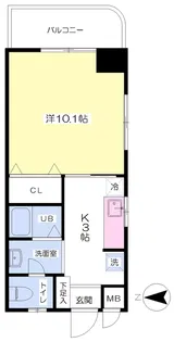 グランリュミエール【305号室】の間取り