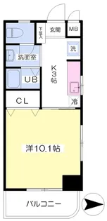 グランリュミエール【1006号室】の間取り