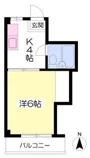 平和ビル【302号室】の間取り