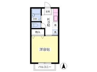 アルファハイツ【2階】の間取り
