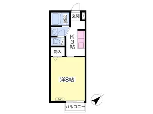 プラセール【201号室】の間取り