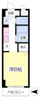 アクシスオオスミ【208号室】の間取り