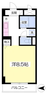 アクシスオオスミ【503号室】の間取り