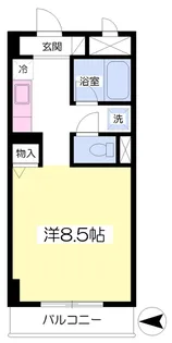 アクシスオオスミ【606号室】の間取り