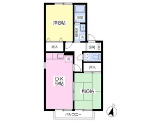 サヤヒロハイツ【201号室】の間取り