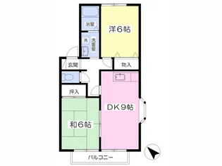 ペアガーデン泉C棟【205号室】の間取り