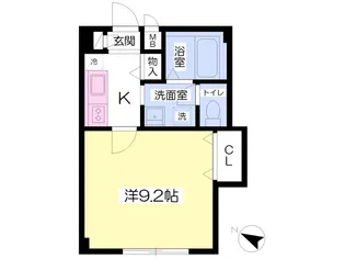 リベール泉ヶ丘【102号室】の間取り