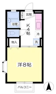 チェリーヒルズ【201号室】の間取り