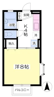 チェリーヒルズ【205号室】の間取り