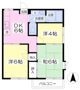 セフィラハイツイズミ【203号室】の間取り