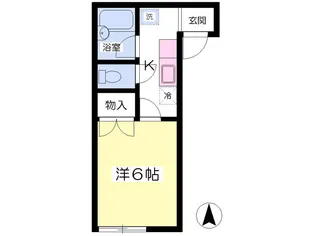 ビューコート七北田【2階】の間取り