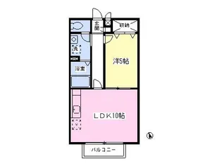 DEAR−COURTⅤ【202号室】の間取り