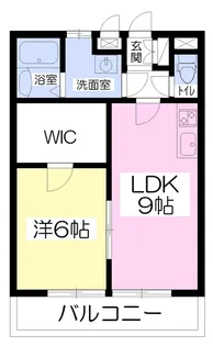 メリディアン上桜木【302号室】の間取り