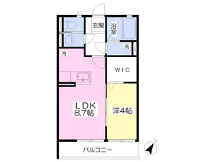 プロスペリテ【202号室】の間取り