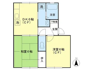 ソレイユ【101号室】の間取り