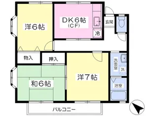 コーポHISHINUMAⅠ【205号室】の間取り