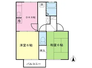 ソレイユ【102号室】の間取り