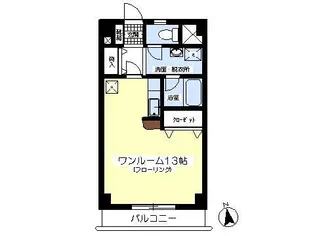 シャナイア仙台【102号室】の間取り