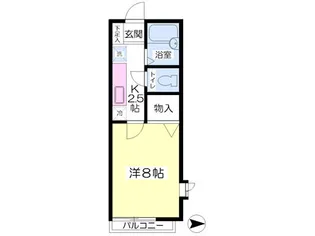 泉ホワイトハウスⅢ【107号室】の間取り