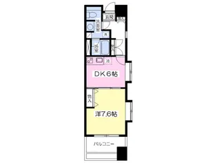 グランルージュ北一番丁【315号室】の間取り