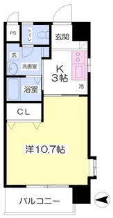 フォルテ古町駅前【403号室】の間取り