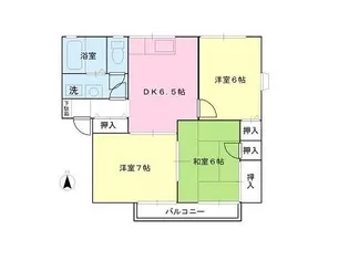 エクセルⅠ【201号室】の間取り