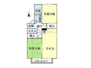 ヴェルドミールA【102号室】の間取り