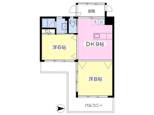 オレンジフラット【E31号室】の間取り