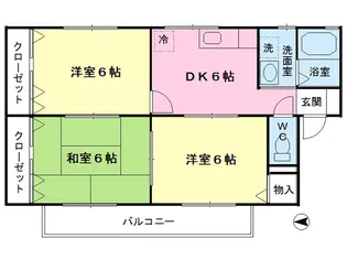 プルミエールⅢ【203号室】の間取り