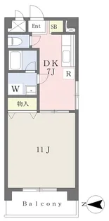 KORO巍々【302号室】の間取り