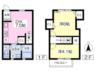 BELGRAVIA ISHII B棟【103号室】の間取り