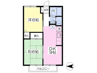 リヴェールクレスト【101号室】の間取り