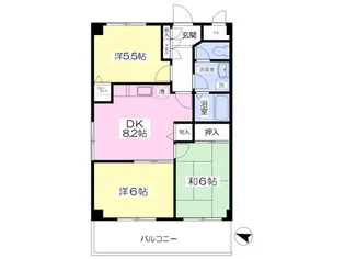 マルマンビル【205号室】の間取り