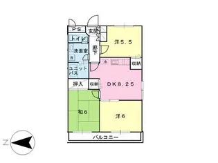 マルマンビル【301号室】の間取り