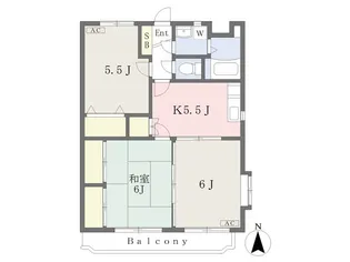 Y&M HIGH PIECE【402号室】の間取り