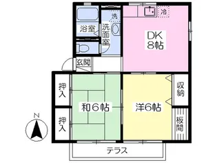 シティハイムソファレF【102号室】の間取り
