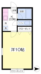 パーソナルハイツⅡ【103号室】の間取り