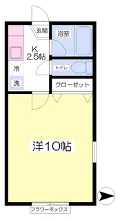 パーソナルハイツⅡ【201号室】の間取り