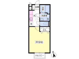 LongBridgeA【102号室】の間取り