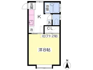 ドリーム館A棟【101号室】の間取り