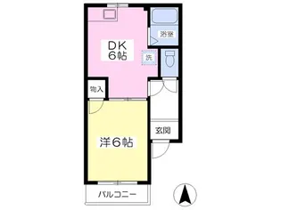 めぞんどまあや【302号室】の間取り