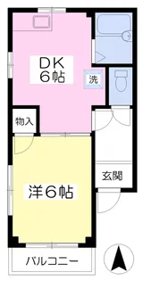 めぞんどまあや【305号室】の間取り