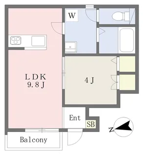 Luna Bianca Yamagoe【102号室】の間取り