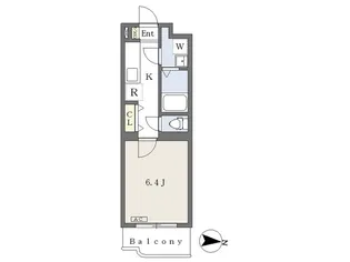 プランドール北上【2階】の間取り