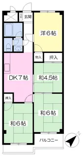 メゾン吹鳳【206号室】の間取り